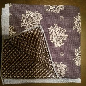 Made In Italy Silk and Cotton Pocket Square